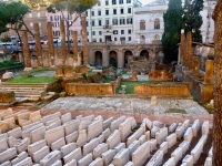 Excavation at Largo di Torre Argentina, Rome