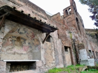 Early Second Century building with a later fresco