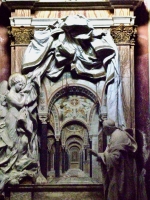Sculpture at Saint Cecilia in Trastevere