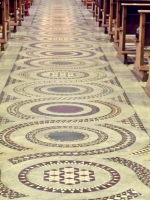 Cosmatesque floor Santa Maria in Trastevere