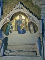 Grave and painting at Santa Maria Sopra Minerva