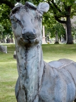 Rosehill deer grave marker