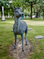 Rosehill deer grave marker