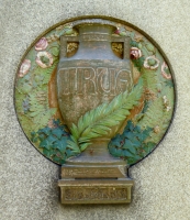 Rosehill: detail from John R. True (1853-1908) gravestone