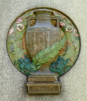 Rosehill: detail from John R. True (1853-1908) gravestone Rosehill: detail from John R. True (1853-1908) gravestone