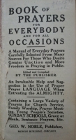 Ad for book of prayers published by George W. Noble