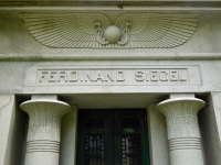 Rosehill mausoleum: Ferdinand Siegel, 1848-1928