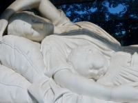 Rosehill grave: Frances Pearce Stone and her infant daughter