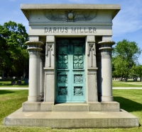 Rosehill mausoleum: Darius Miller, 1859-1914