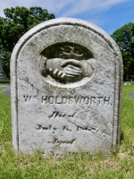 Rosehill tombstone: William Holdsworth (1819-1868).