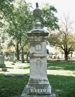 Rosehill memorial: S.L. Adams, 1854-1869