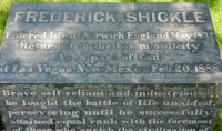 Rosehill tombstone: Frederick Shickle, 1832-1888