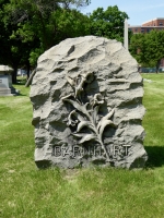 Rosehill gravestone: Alson Barnhart (1846-1936)