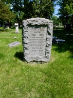 Rosehill gravestone: Harry (1841-1907) and Mathilda (1849-1909) Riddle Rosehill gravestone: Harry (1841-1907) and Mathilda (1849-1909) Riddle