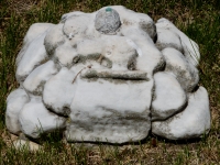 Rosehill gravestone: A blob of rocks