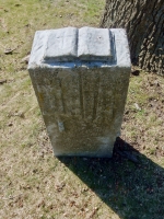 Rosehill gravestone: Open book with cross
