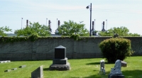 Rosehill: The factory just beyond the graves Rosehill: The factory just beyond the graves