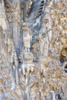 Front facade detail, Antoni Gaudí's Sagrada Família, Barcelona