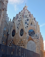 Back dome, Antoni Gaudí's Sagrada Família, Barcelona