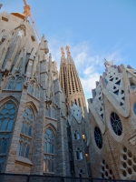 Towers and dome, Sagrada Família, Barcelona
