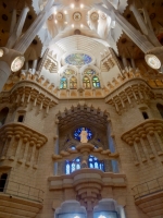 Some stained glass, Antoni Gaudí's Sagrada Família, Barcelona