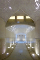 Tunnel between buildings at the former Hospital de la Santa Creu i Sant Pau
