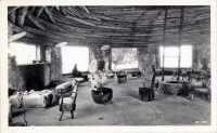 Room view, Shrine of the Pines, Baldwin, Michigan, postcard Room view, Shrine of the Pines, Baldwin, Michigan, postcard