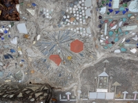 Sidewalk mosaic detail, Howard Finster's Paradise Garden, 2016 Sidewalk mosaic detail, Howard Finster's Paradise Garden, 2016