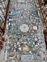 Sidewalk detail, Howard Finster's Paradise Garden, 2016 Sidewalk detail, Howard Finster's Paradise Garden, 2016