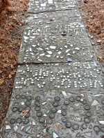 Sidewalk with embedded words, Howard Finster's Paradise Garden, 2016 Sidewalk with embedded words, Howard Finster's Paradise Garden, 2016