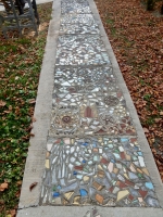 Sidewalk mosaics, Howard Finster's Paradise Garden, 2016 Sidewalk mosaics, Howard Finster's Paradise Garden, 2016