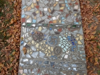 Sidewalk mosaics, Howard Finster's Paradise Garden, 2016 Sidewalk mosaics, Howard Finster's Paradise Garden, 2016