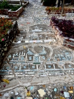 Sidewalk section, Howard Finster's Paradise Garden, 2016 Sidewalk section, Howard Finster's Paradise Garden, 2016