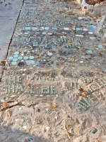 Sidewalk with embedded writing, Howard Finster's Paradise Garden, 2016 Sidewalk with embedded writing, Howard Finster's Paradise Garden, 2016