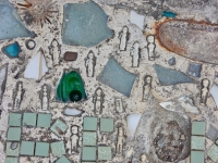 Sidewalk with embedded dolls, Howard Finster's Paradise Garden, 2016 Sidewalk with embedded dolls, Howard Finster's Paradise Garden, 2016