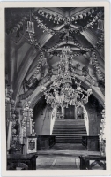 Kostnice v Sedlci ossuary, Sedlec, Czech Republic, postcard