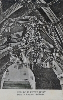 Kostnice v Sedlci ossuary, Sedlec, Czech Republic, postcard Kostnice v Sedlci ossuary, Sedlec, Czech Republic, postcard