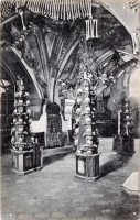 Kostnice v Sedlci ossuary, Sedlec, Czech Republic, postcard