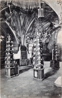 Kostnice v Sedlci ossuary, Sedlec, Czech Republic, postcard Kostnice v Sedlci ossuary, Sedlec, Czech Republic, postcard