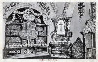Kostnice v Sedlci ossuary, Sedlec, Czech Republic, postcard