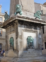Ancient obelisk on 19th century base, Arles