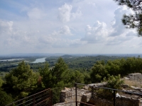 View of the Rhône, Abbey of Saint-Roman, 9th-15th century