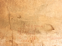 Grafitti, Abbey of Saint-Roman, 9th-15th century