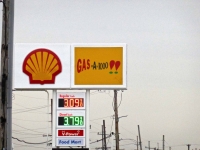 Gas-A-Roo Shell station sign Gas-A-Roo Shell station sign