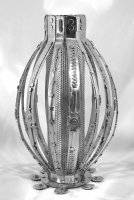 Stanley Szwarc stainless steel vase