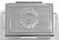 Stanley Szwarc stainless steel face box with abstract eye