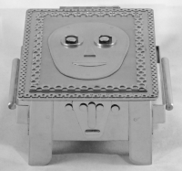 Stanley Szwarc stainless steel face box, front view