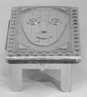 Stanley Szwarc stainless steel face box with tall thin nose, front view