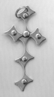 Stanley Szwarc visionary stainless steel cross, c. 1992, 2x3 P1000791.jpg