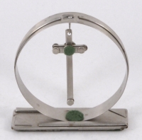 Stanley Szwarc visionary stainless steel cross, 1980s, 4x1.25x4.25, $4 P1010836.jpg